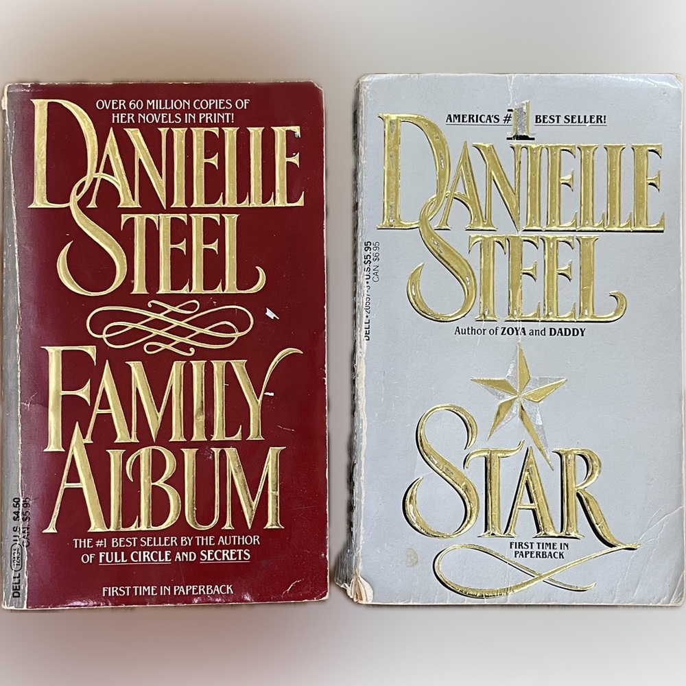 🎈4/$20 - Danielle Steel - Set of “Family Album” and “Star.”
